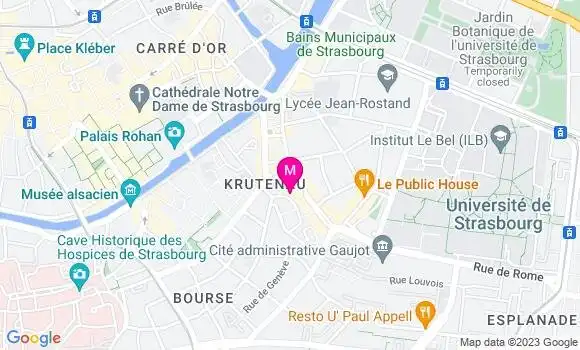 Localisation Restaurant Bar Le Purgatoire