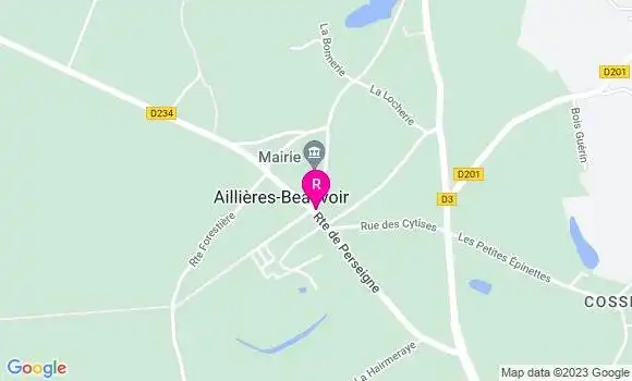 Localisation Restaurant  L