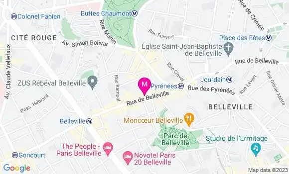 Localisation Restaurant  L