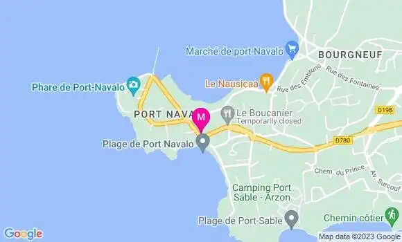Localisation Restaurant  Bar de la Plage