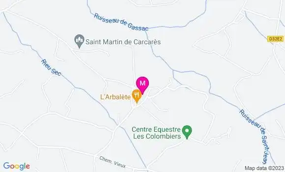 Localisation Restaurant  L