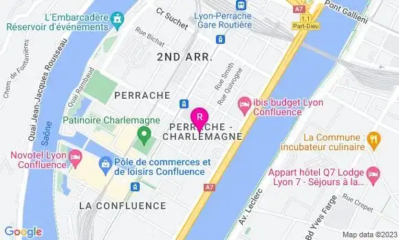 Localisation Restaurant Bar La Crique