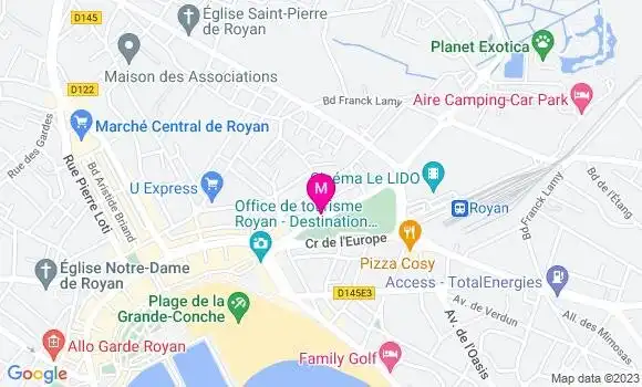 Localisation Restaurant Thaï Boon Saveurs Thai