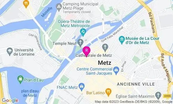 Localisation Restaurant  Mamie M
