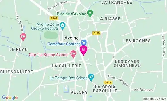 Localisation Restaurant  Le P