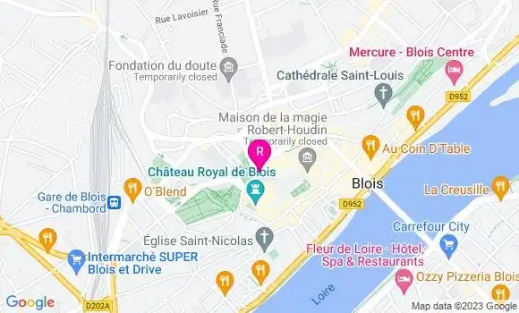 Localisation Restaurant  La Duchesse Anne