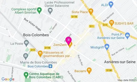 Localisation Sushi Château