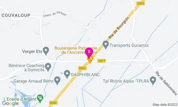 Localisation Restaurant  La Gare