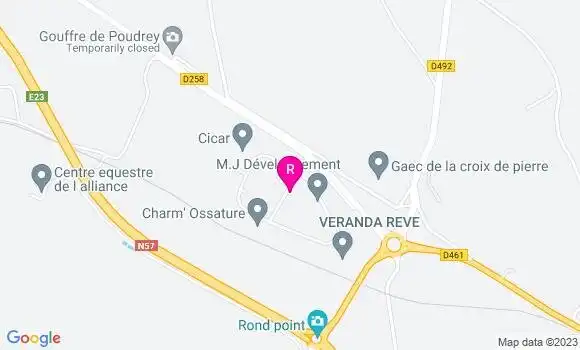 Localisation Restaurant  Relais de la Croix de Pierre