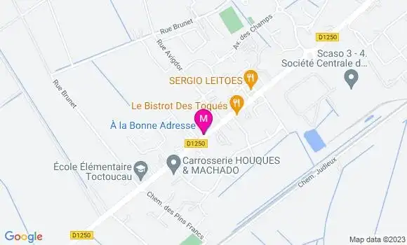Localisation Restaurant  Le 374