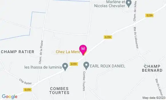 Localisation Restaurant  Chez la Mère