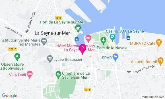 Localisation Restaurant Bar Le Seynois