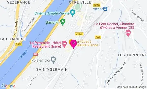 Localisation Restaurant  Chez Samette