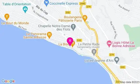 Localisation Restaurant  La Bise