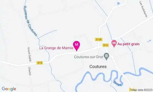 Localisation Restaurant  La Grange de Mamie