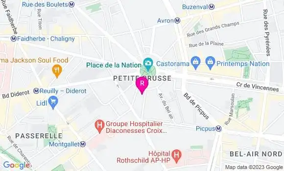 Localisation Restaurant  L
