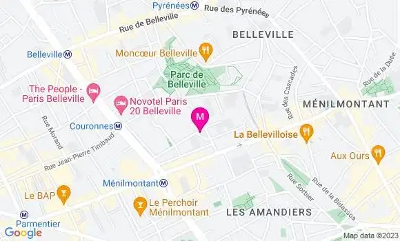 Localisation Restaurant Bar Le Petit Balcon