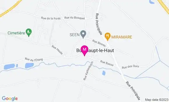 Localisation Restaurant  La Couronne