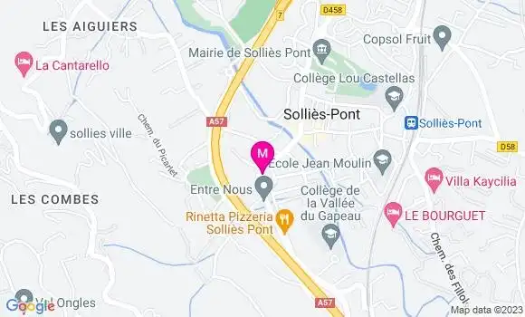 Localisation Brasserie Le Central