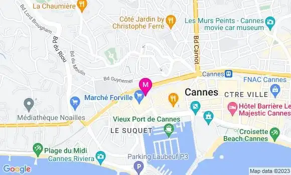 Localisation Restaurant  Le Forville