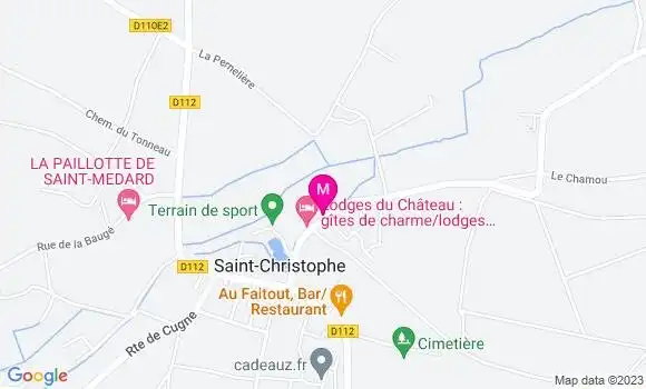 Localisation Restaurant Bar Massignac Alain