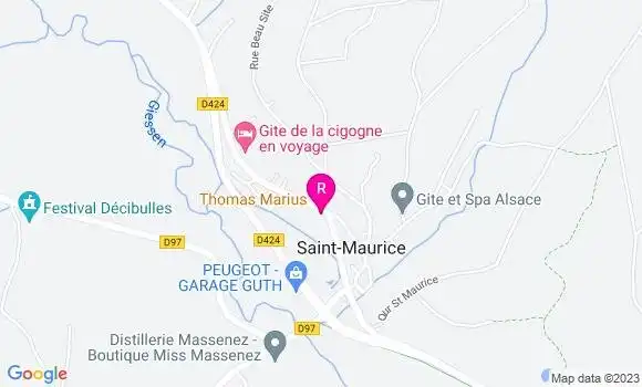 Localisation Restaurant  Café Thomas