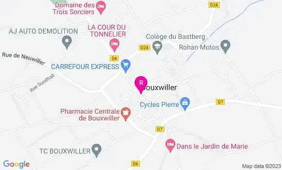 Localisation Restaurant  La Petite Alsace