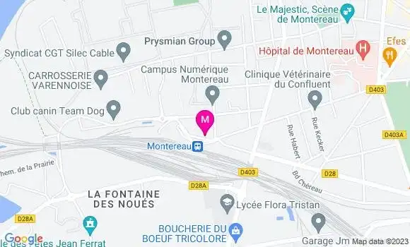 Localisation Restaurant  Le Select