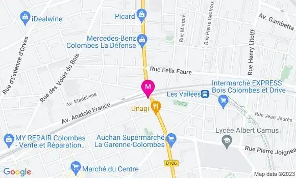 Localisation Pizzeria La Toscana