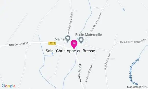 Localisation Restaurant  Le Saint Christophe