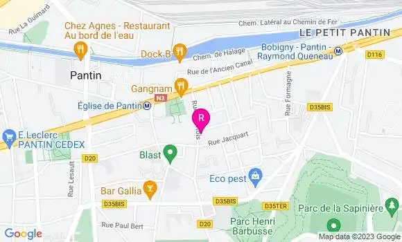 Localisation Restaurant  Big Food
