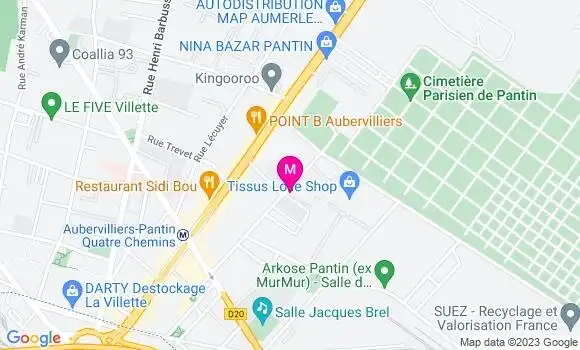 Localisation Restaurant Bar L
