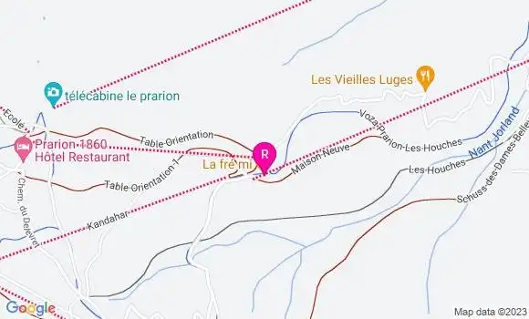 Localisation Restaurant le Hors Pistes