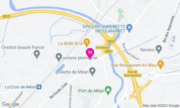 Localisation Restaurant  Le Bluemerry