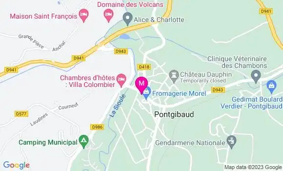 Localisation Pizzeria Les 4 Saisons