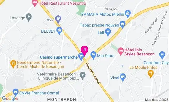 Localisation Restaurant  My Little Italy