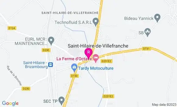 Localisation Restaurant  L