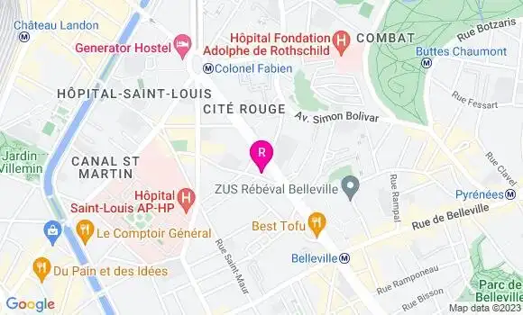 Localisation Restaurant  L