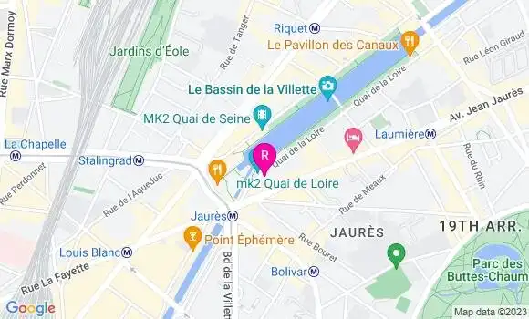Localisation Restaurant  Au Rendez vous de la Marine