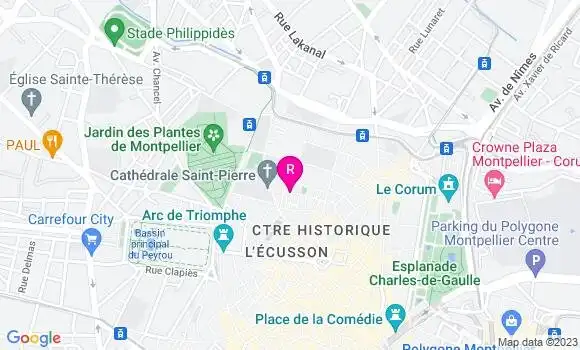 Localisation Restaurant Bar L