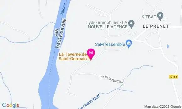 Localisation La Taverne de Saint Germain