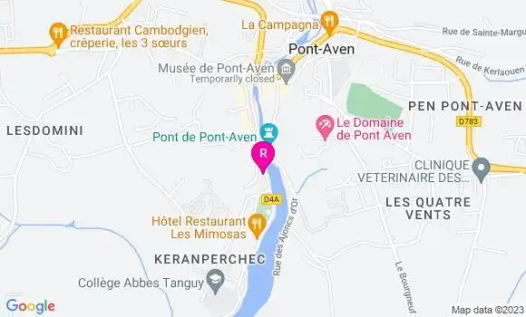 Localisation Crêperie du Port
