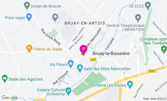 Localisation Brasserie Le Marmottan