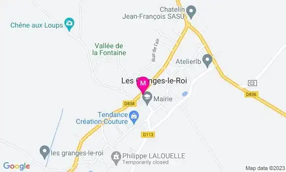 Localisation Restaurant  Le Plaisir des Granges