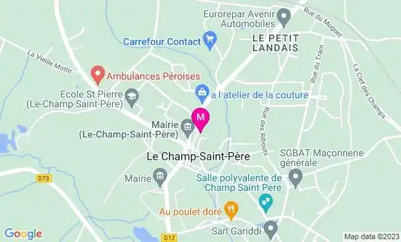 Localisation Restaurant  Le Prieuré