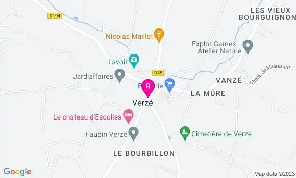 Localisation Restaurant  Rest