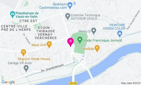 Localisation Restaurant des Tilleuls