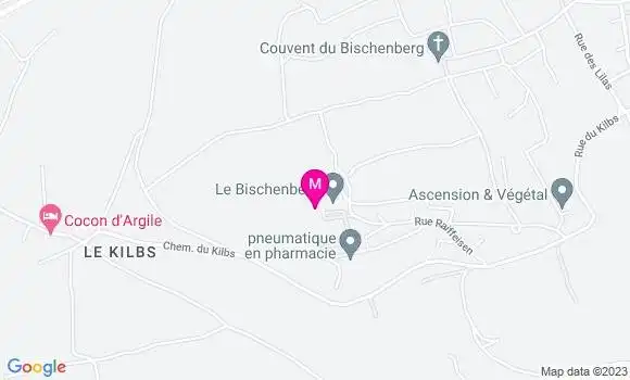 Localisation Restaurant  Le Bischenberg