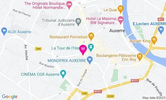 Localisation Restaurant Bar Le Paris Bar