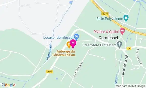 Localisation Auberge du Château d